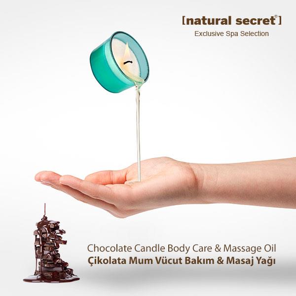 Chocolate Candle Massage & Body Care Oil