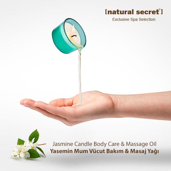 Jasmine Candle Massage & Body Care Oil