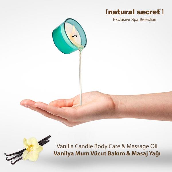 Vanilla Candle Body Care & Massage Oil