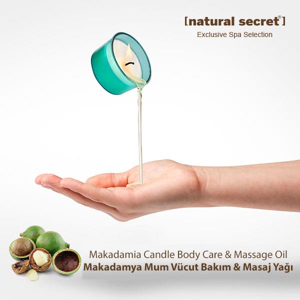 Macadamia Candle Massage & Body Care Oil